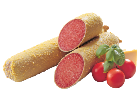 Salami 1a im Käsemantel