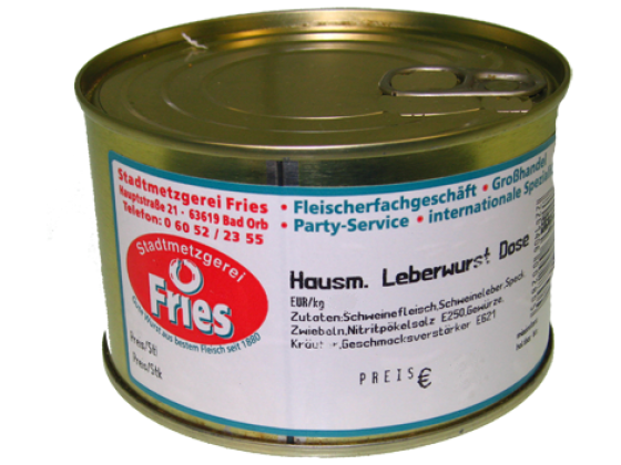 Hausmacher Leberwurst Inhalt 400 g