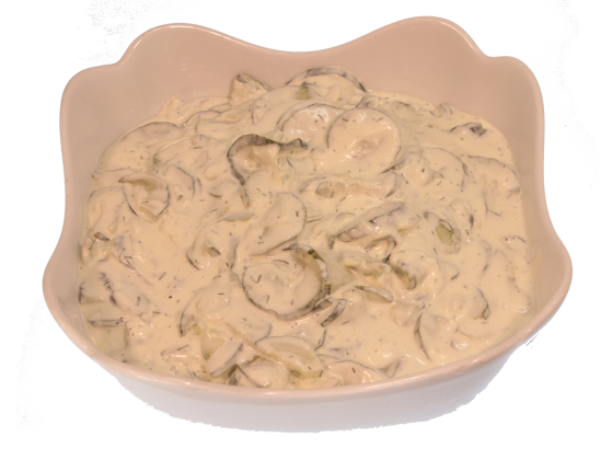 Gurkensalat, hausgemacht