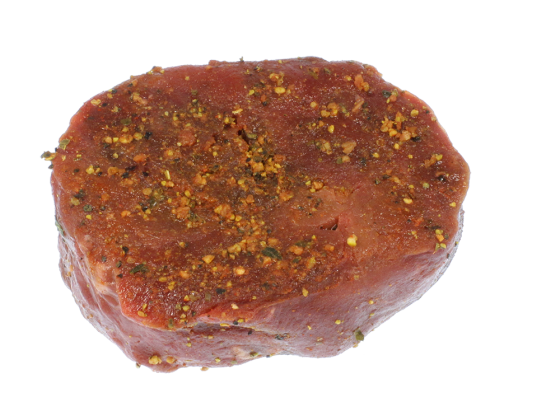 Hirsch Steak Portionszubereitung - fein mariniert