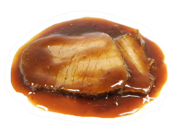 Rinderbraten in Sauce