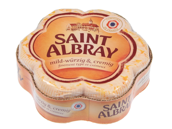 Saint Albray, französischer Weichkäse 60% Fett i.Tr.