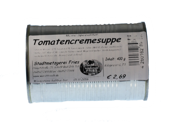 Tomatencremsuppe 1A