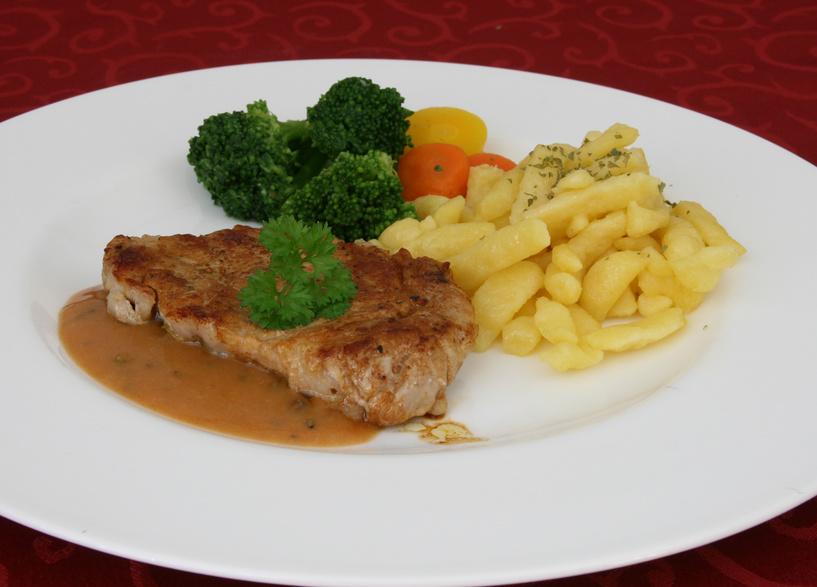 Kalbs Rib Eye Steak - Serviervorschlag