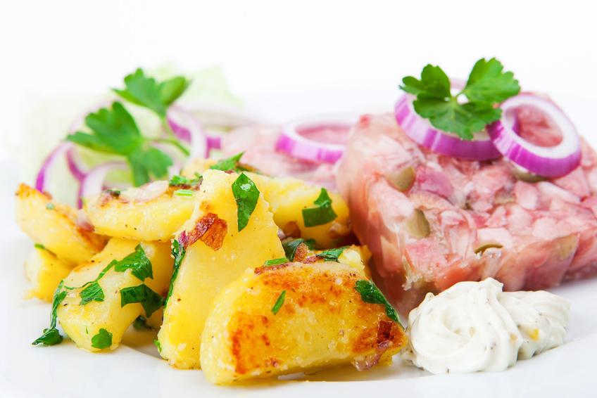 Sülzwurst im Ring - Serviervorschlag